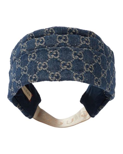 wool headband gucci|Gucci denim headband.